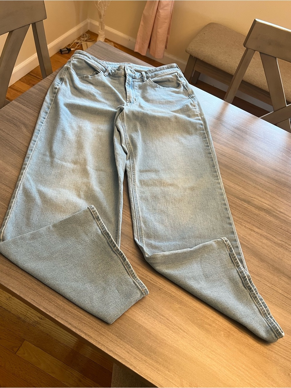 Old Navy High-Rise Wow Wide Leg Jeans - Light Blue